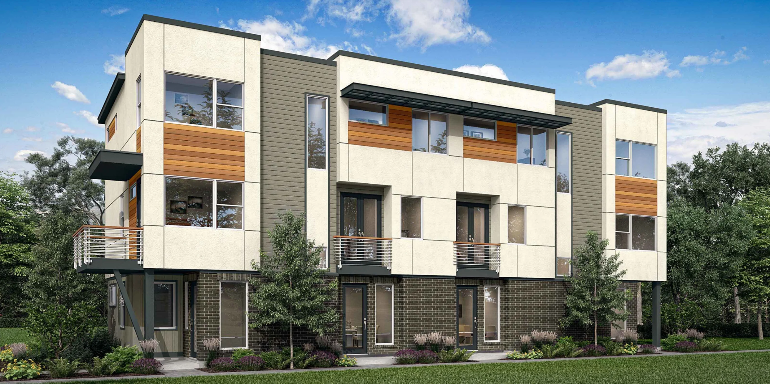 Azure Place townhomes for sale in Salt lake city - Garbett Homes homebuilder