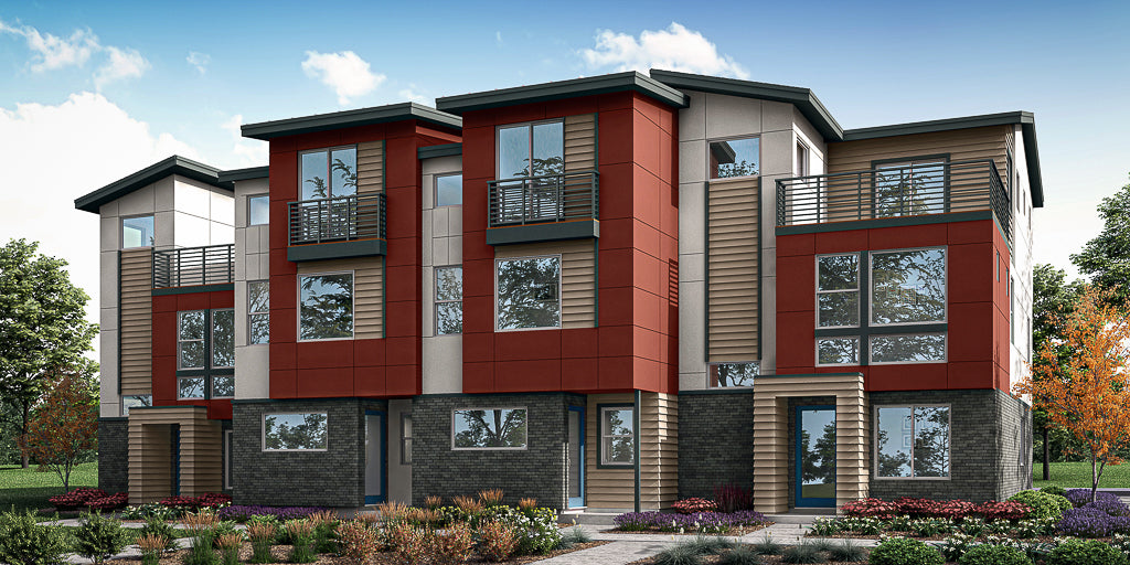 Homer 2 model townhomes in Millcreek, Utah - Axis Community