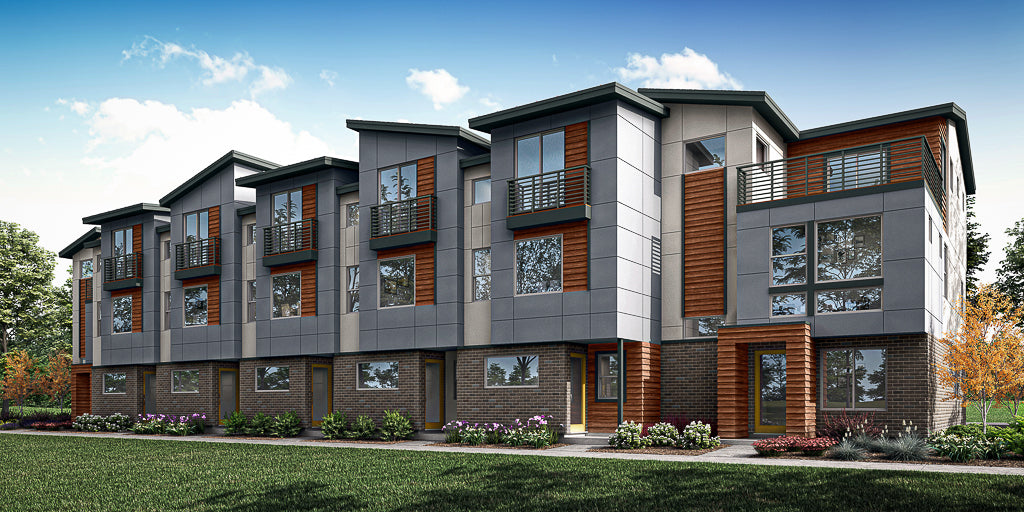 Monet 2 model townhomes in Millcreek, Utah - Axis Community